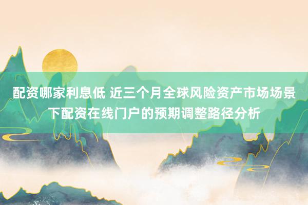 配资哪家利息低 近三个月全球风险资产市场场景下配资在线门户的预期调整路径分析